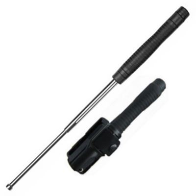 Telescopic baton 40cm/16 "hardened SILVER ergonomic handle
