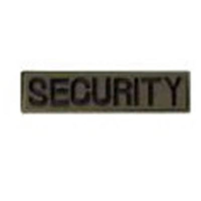 Patch SECURITY - Olive VELCRO