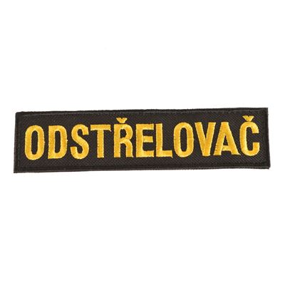 "ODSTRELOVAC" Strap with yellow thread VELCRO