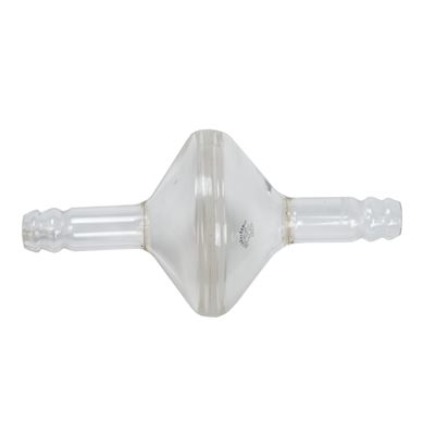 Glass flow filter for hose large