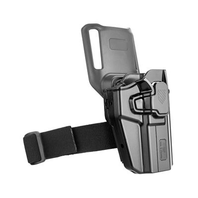 Universal OWB Holster UNI PRO with Safety Strap RIGHT-HANDED BLACK  GF-POUNIBR 4