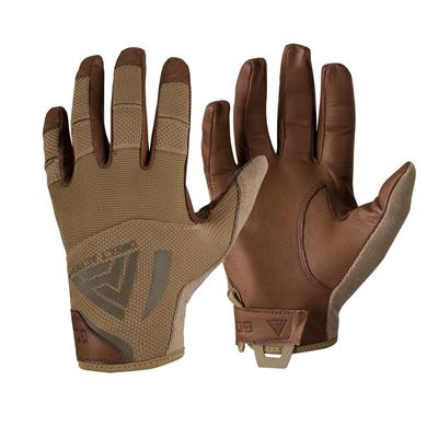 Hard Gloves Leather COYOTE