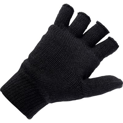 Combined Thinsulate ™ gloves knitted BLACK