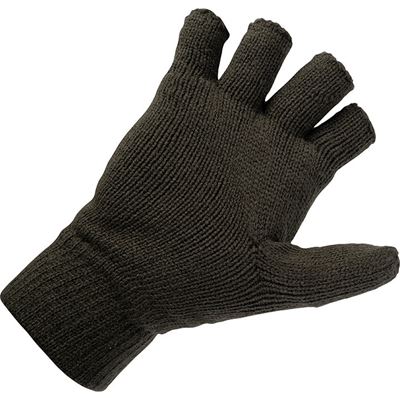 Combined Thinsulate ™ gloves knitted OLIVE