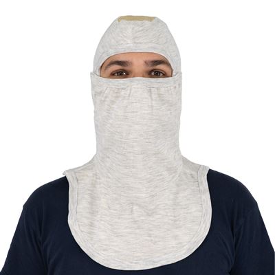 Heat-resistant helmet hood with Velcro fastening SENFA