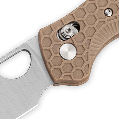 Folding Knife CROSSBOLT Lock Tan FRN HONEY BADGER KNIVES HB6002 5