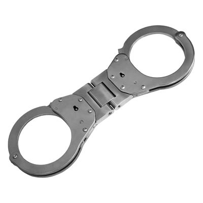 Stainless steel hinged handcuffs