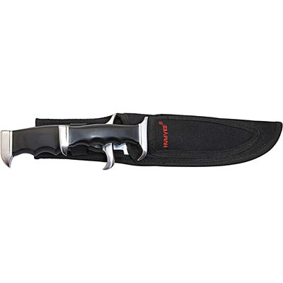 Bowie Knife Set- Black Pakkawood Handle Mirror Polished