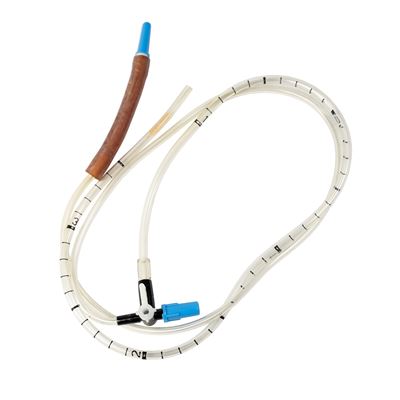 Infusion attachment for measuring venous pressure