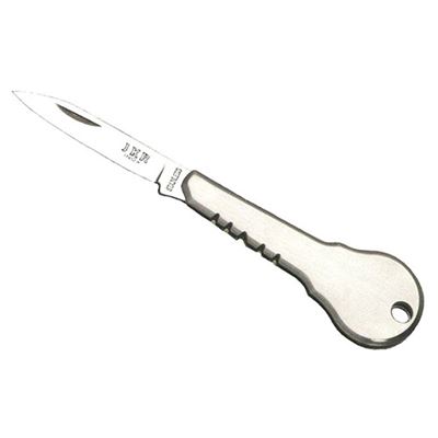 Knife-shaped keys 4.5 cm Silver