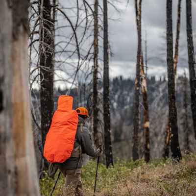 Featherweight Pack Rain Cover MOUNTAIN / ORANGE reversible large