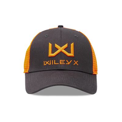 Trucker cap ORANGE logo WILEY X GREY/ORANGE WILEY X J915-W 2