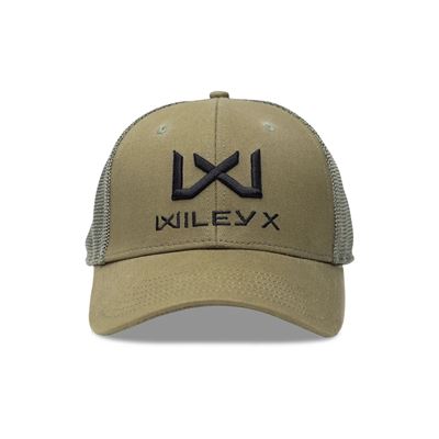 Trucker cap BLACK logo WILEY X GREEN WILEY X J917-W 2