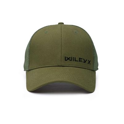 Trucker cap WILEY X OLIVE GREEN horizontal logo