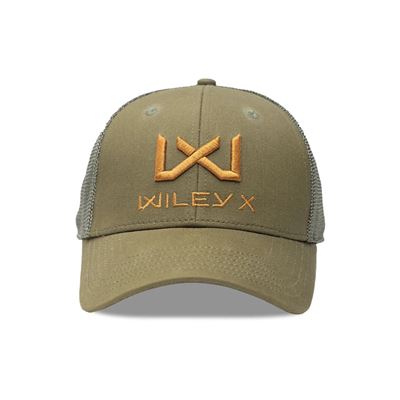 Trucker cap TAN logo WILEY X GREEN WILEY X J919-W 2