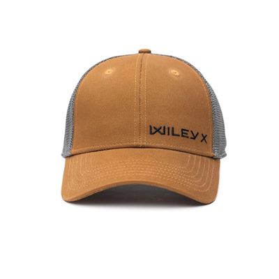 Trucker cap WILEY X TAN horizontal logo