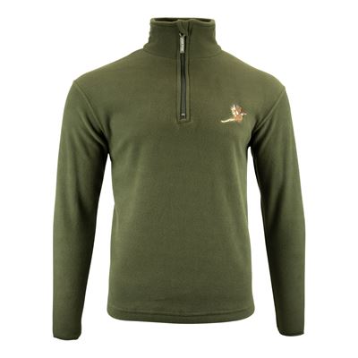 Fleece Pullover with a Pheasant Motif GREEN JACK PYKE JFLTPHM 2