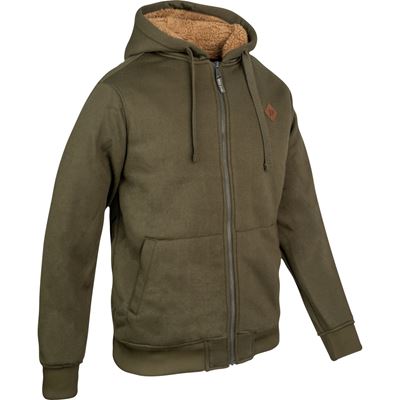 Yakka zip-up hoodie with fur trim OLIV