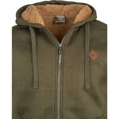 Yakka zip-up hoodie with fur trim OLIV