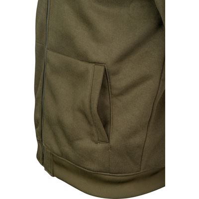 Yakka zip-up hoodie with fur trim OLIV