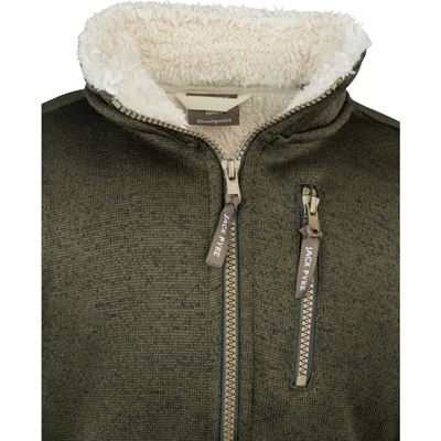 Junior Scandinavian Fleece Jacket GREEN