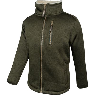 Junior Scandinavian Fleece Jacket GREEN