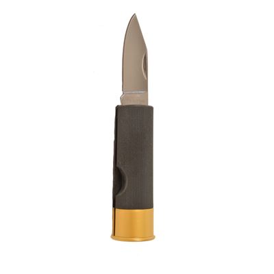 Folding knife 4 cm SHOTGUN in the shape of shotgun shells BLACK