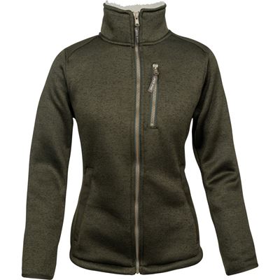 Ladies Scandinavian Fleece Jacket GREEN