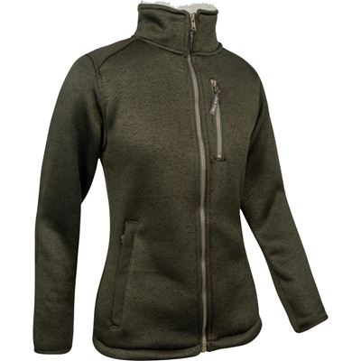 Ladies Scandinavian Fleece Jacket GREEN