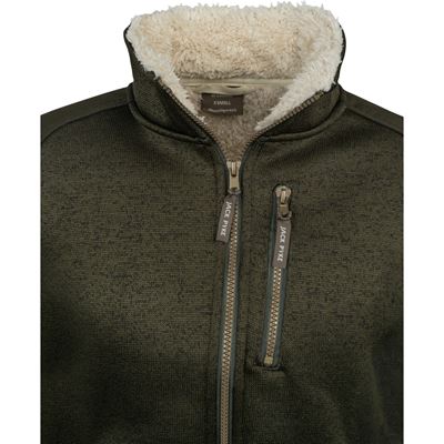 Ladies Scandinavian Fleece Jacket GREEN