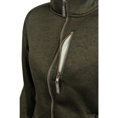 Ladies Scandinavian Fleece Jacket GREEN