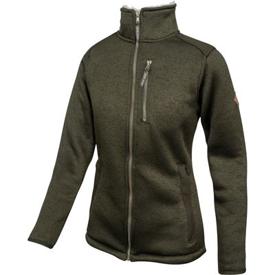 Ladies Scandinavian Fleece Jacket GREEN