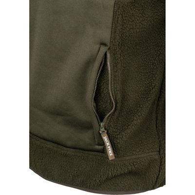 Sherpa Fleece Pullover DARK OLIVE