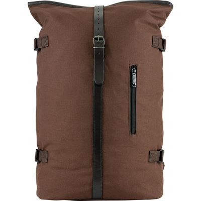 Backpack FOLD TOP Canvas BROWN