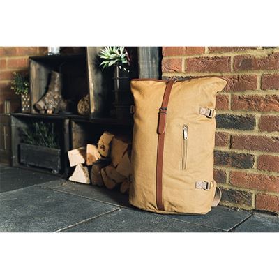 Backpack FOLD TOP Canvas FAWN