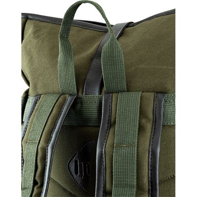 Backpack FOLD TOP Canvas GREEN