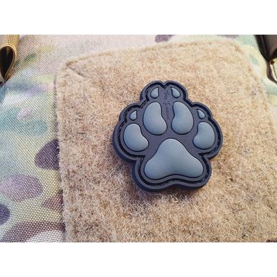 Patch K9 dog paw plastic velcro RANGER GREEN
