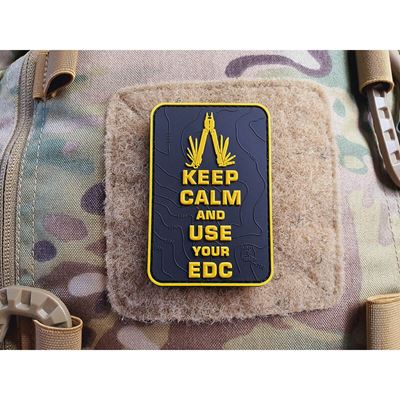 Velcro patch KEEP CALM AND USE YOUR EDC BLACK/YELLOW JACKETS TO GO JTG-KCN-SYB 2
