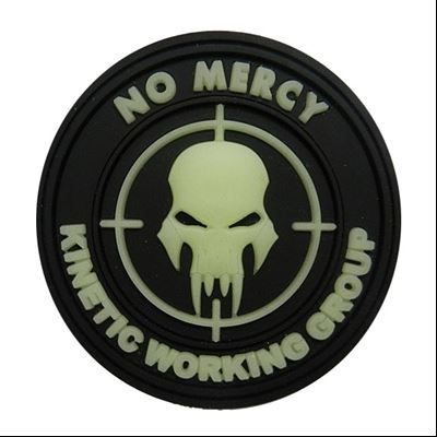 Patch NO MERCY - KINETIC GROUP plastic GLOW