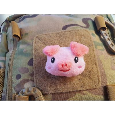 Patch PINKI SMILE velcro PLUSH