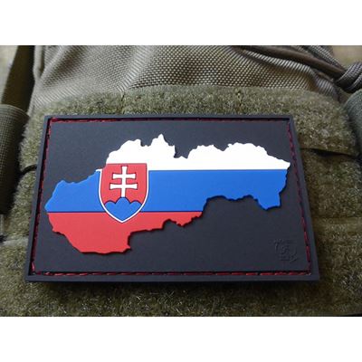 SLOVAKIAN Flag/Map Velcro Patch FULLCOLOR