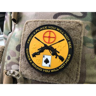JACKETS TO GO Patch SNIPER DEATH SPADE velcro FULLCOLOR