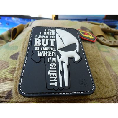 Plastic Patch SILENT PUNISHER Velcro
