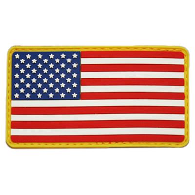 Patch USA flag plastic VELCRO