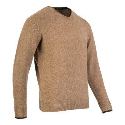 Jumper ASHCOMBE V-neck Lambswool BARLEY JACK PYKE JVNECASHBAR 3