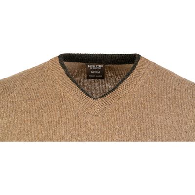 Jumper ASHCOMBE V-neck Lambswool BARLEY JACK PYKE JVNECASHBAR 5