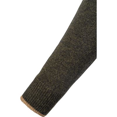 Ashcombe 100% Lambswool Zipknit DARK OLIVE JACK PYKE JZKNITASHDO 6