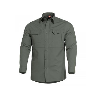 PLATO shirt CAMO GREEN