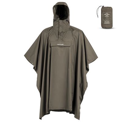 Packable rain poncho CLOUDBURTS RAL 7013