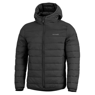 AURORA 2.0 PUFFER HOODED JACKET BLACK